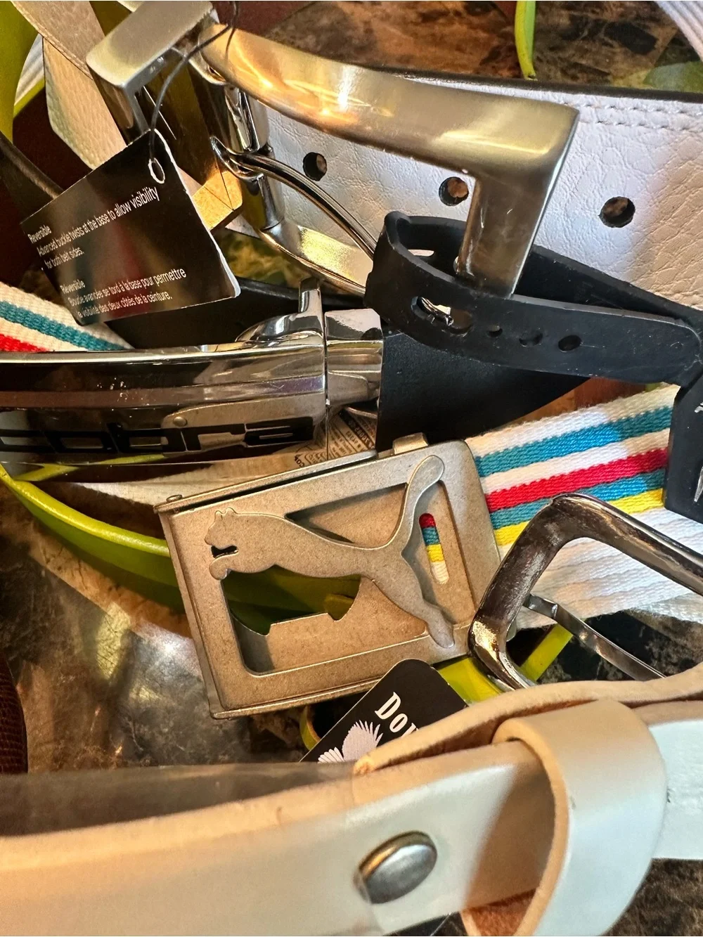 Assorted Men’s Golf Belts, Many NWT